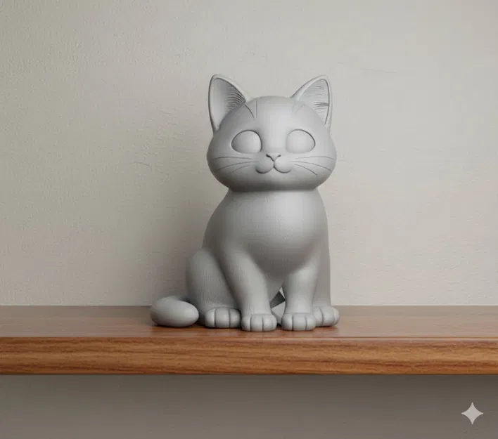 Mô hình 3D mèo con (Kitten) - Image 1