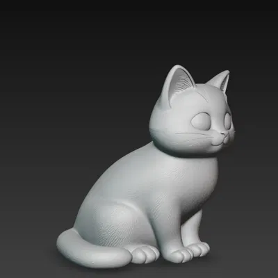 Mô hình 3D mèo con (Kitten)