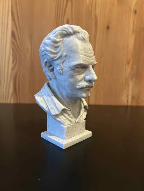 Georges Charles Brassens – Bust - Image 3