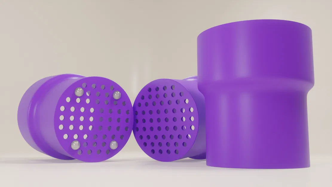 Cốc/Ống đựng bàn chải đánh răng (có lỗ thoát nước) - Image 1