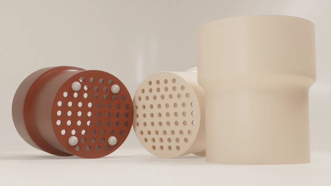 Cốc/Ống đựng bàn chải đánh răng (có lỗ thoát nước) - Image 3