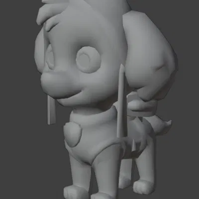 Paw Patrol Skye (mô hình 3D in được)