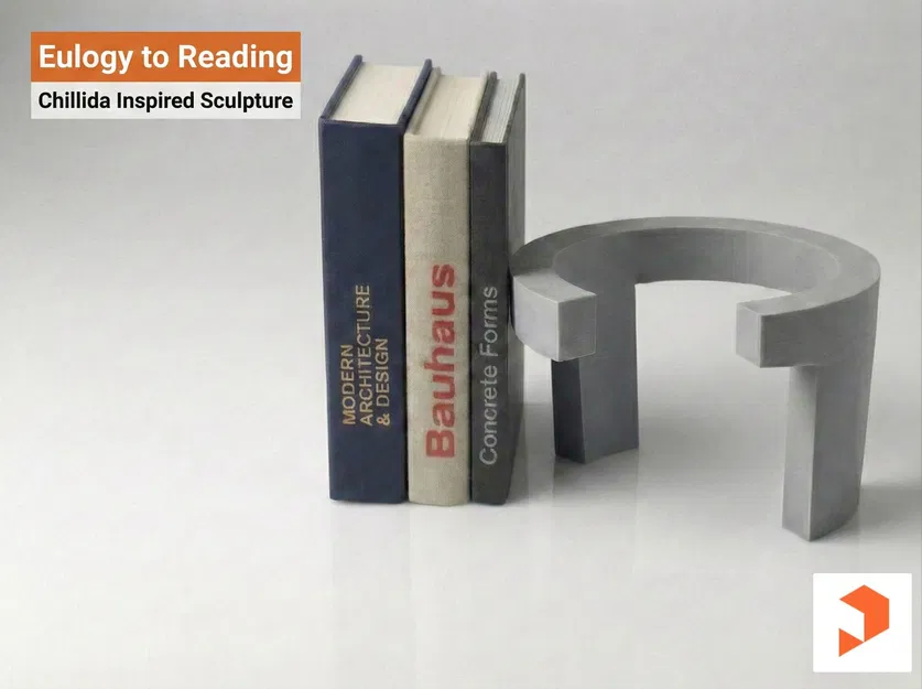 Eulogy to Reading | Tượng điêu khắc lấy cảm hứng Chillida - Image 1
