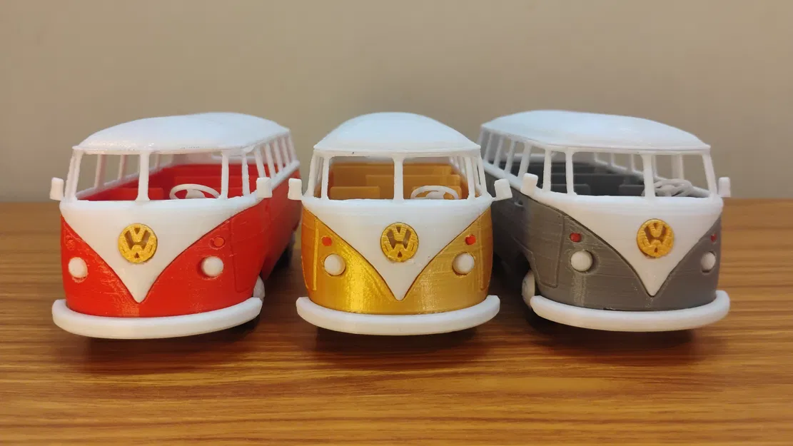 VW-T1 32 Scale – Mô hình Volkswagen Van T1 in 3D - Image 5