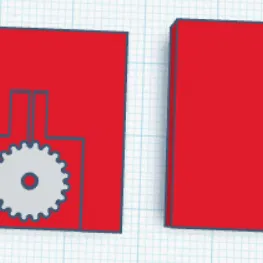 Fidget bánh xe nhỏ có tiếng click