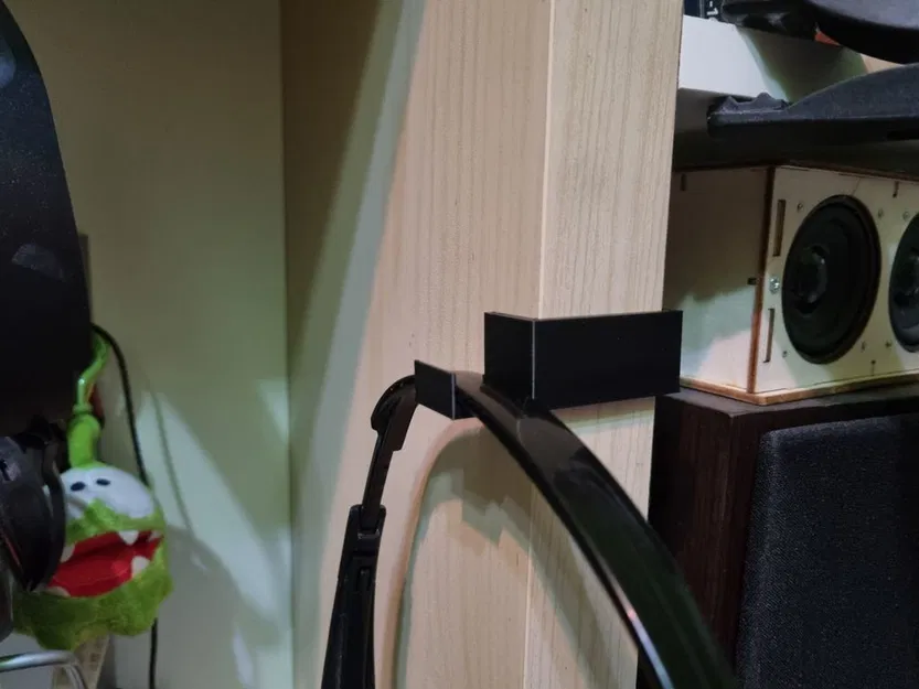 Móc treo headset cho kệ Ikea (Headset holder for Ikea shelf) - Image 1