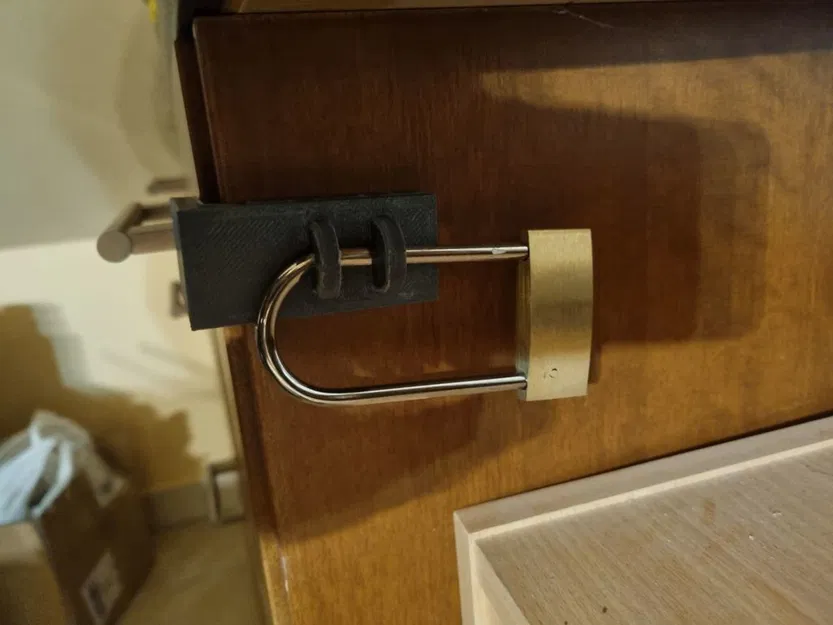 Khóa ngăn kéo dùng ổ khóa (padlock) - Image 1