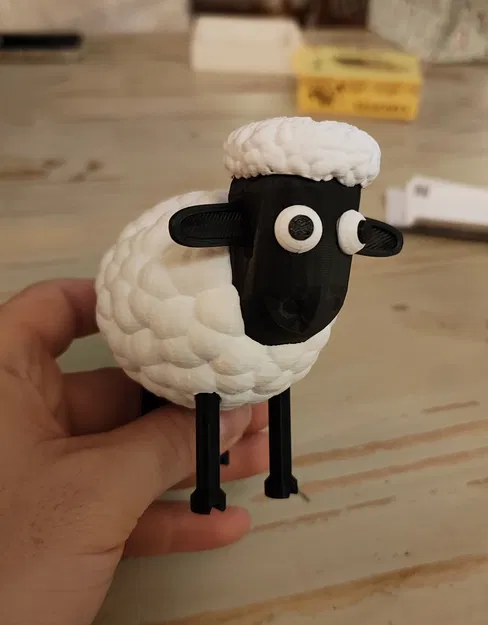 Cừu hoạt hình stylized (in đơn & multi-material) - Image 1