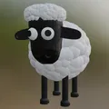 Cừu hoạt hình stylized (in đơn & multi-material) - Thumbnail 2