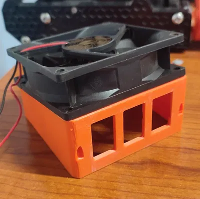 Bộ hút khói hàn đơn giản, dễ in cho quạt 80mm