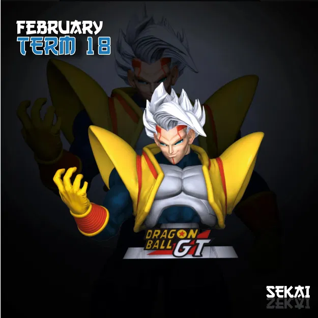 Tượng Bán Thân Baby Vegeta (Baby Vegeta Bust) - Image 1