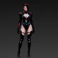 Nữ quỷ cyberpunk sexy (không có đuôi) - Thumbnail 2