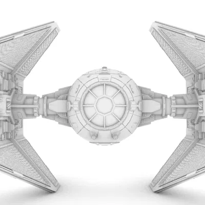 Mô hình 3D Tie Interceptor (Star Wars)