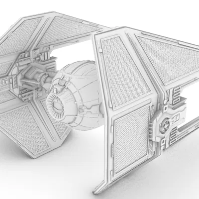 Mô hình 3D Tie Interceptor (Star Wars)