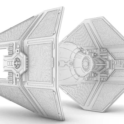 Mô hình 3D Tie Interceptor (Star Wars)