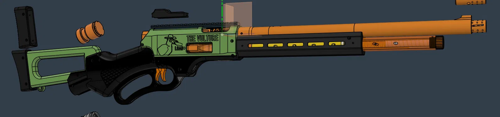 The Vulture - Dart Blaster Cần Gạt (Lever Action) - Image 1
