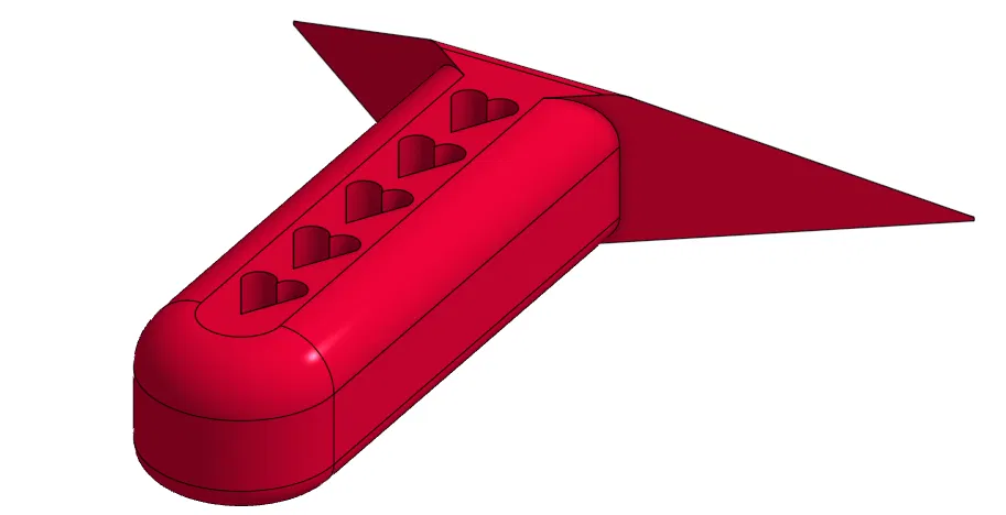 Scraper gỡ mẫu print bed Valentine (Valentines Print Bed Scraper) - Image 1