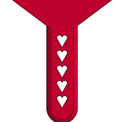 Scraper gỡ mẫu print bed Valentine (Valentines Print Bed Scraper)