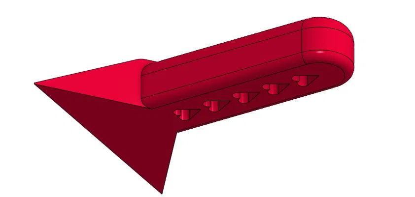 Scraper gỡ mẫu print bed Valentine (Valentines Print Bed Scraper) - Image 4