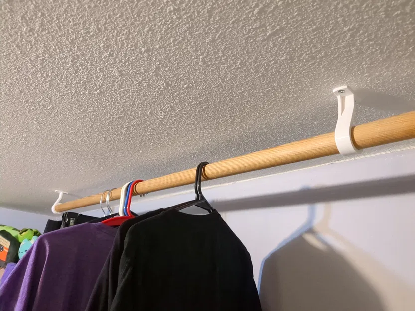 Phụ kiện lắp đặt rod treo quần áo (Clothes Hanger Rod Mounting Hardware) - Image 5