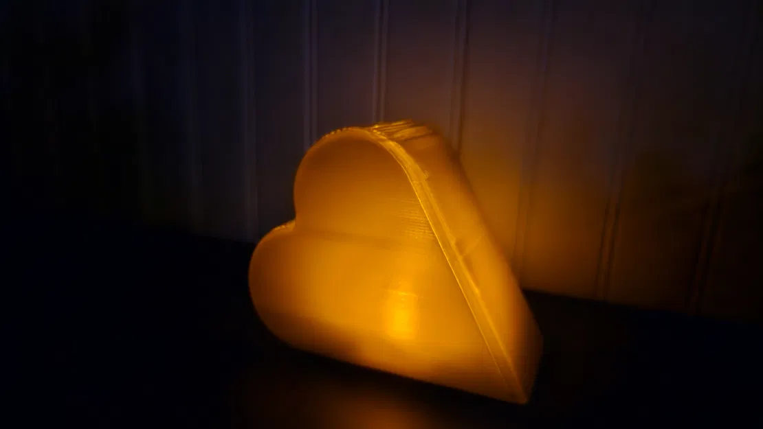 Trái Tim Tealight Phát Sáng Dịu (Tealight Illuminated Heart) - Image 2