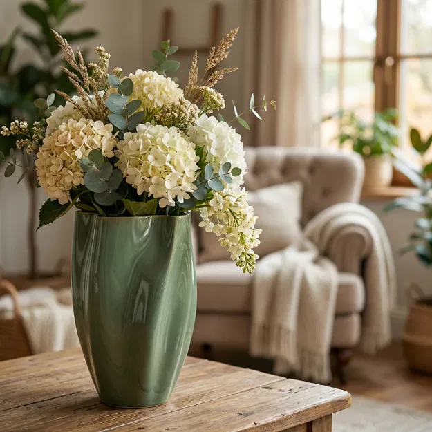 Bình Hoa Trừu Tượng Hiện Đại | Decor Nhà | Chậu Cắm Hoa - Image 1