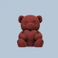 Gấu Teddy Dễ Thương Ôm Trái Tim (Cute Teddy Bear Heart) - Thumbnail 2