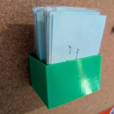 Kẹp/khay thẻ Index gắn bảng ghim (Push-Pin) - Pinboard Index Card Holder