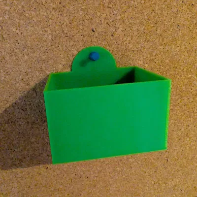 Kẹp/khay thẻ Index gắn bảng ghim (Push-Pin) - Pinboard Index Card Holder