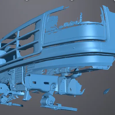 3D scan phần đầu Ford F350 1992–1996 (Front End Scan)