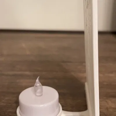 Đế nến tea candle cho lithophane phẳng (tea candle lithophane holder)