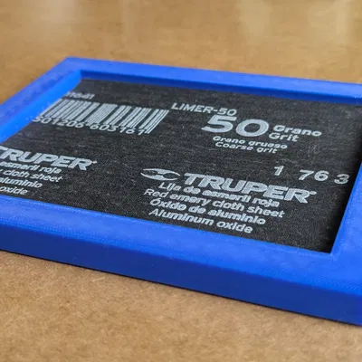 Khuôn cắt & khoan giấy nhám cho máy chà nhám Truper 1/4