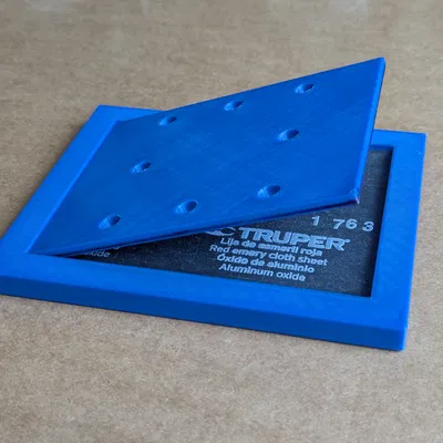 Khuôn cắt & khoan giấy nhám cho máy chà nhám Truper 1/4