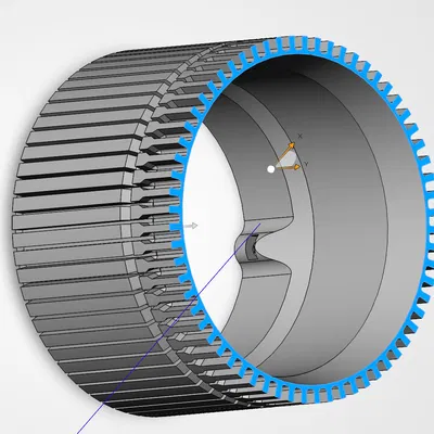 Cylinder cho máy đan vớ tròn Gloria 64 (64 kim)