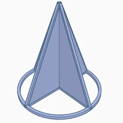 Hình học: Kim tự tháp và hình nón (geometric shapes)