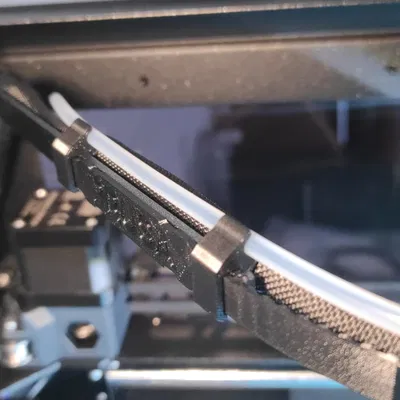 Prusa CORE One: Nối dài Swing Arm & Bracket dây tích hợp (Remix không dùng Velcro)