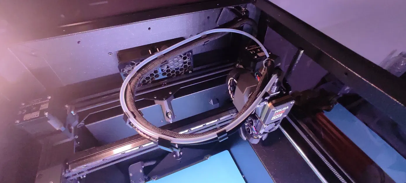 Prusa CORE One: Nối dài Swing Arm & Bracket dây tích hợp (Remix không dùng Velcro) - Image 4