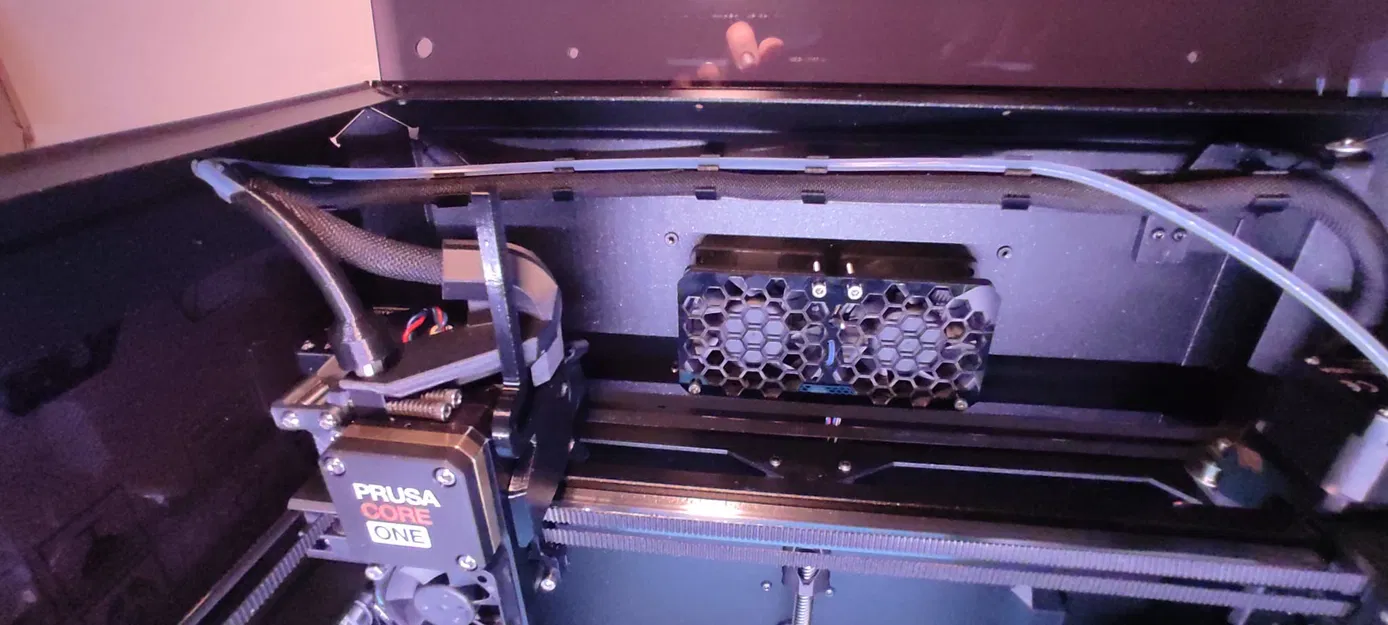 Prusa CORE One: Nối dài Swing Arm & Bracket dây tích hợp (Remix không dùng Velcro) - Image 5