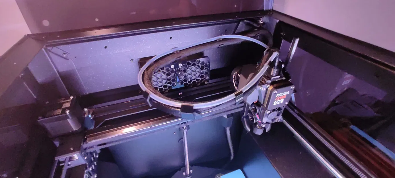 Prusa CORE One: Nối dài Swing Arm & Bracket dây tích hợp (Remix không dùng Velcro) - Image 8