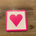 Đế Lót Ly Hình Trái Tim Ghép Mảnh (Multi-Part Click-Together Heart Coaster) - Thumbnail 1