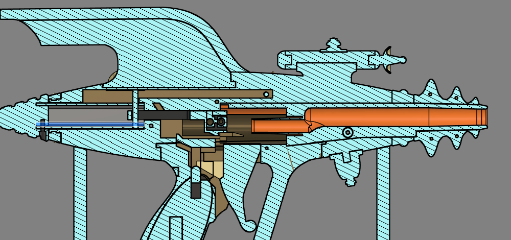 TF2 Righteous Bison (X-Shot Menace reshell) - Vỏ blaster Nerf in 3D - Image 6