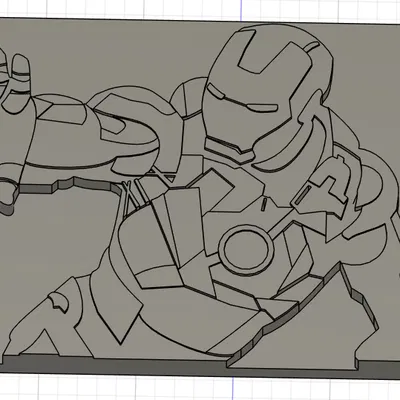 Trang trí tường Iron-Man