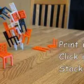 Trò chơi xếp chồng ghế – dễ in - Thumbnail 1