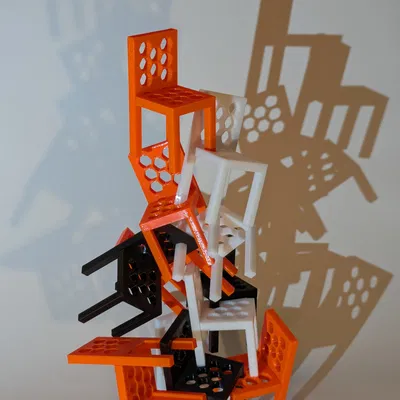 Trò chơi xếp chồng ghế – dễ in