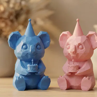 Koala Chúc Mừng Sinh Nhật – Decor Quà Tặng Dễ Thương