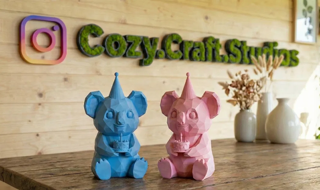 Koala Chúc Mừng Sinh Nhật – Decor Quà Tặng Dễ Thương - Image 4