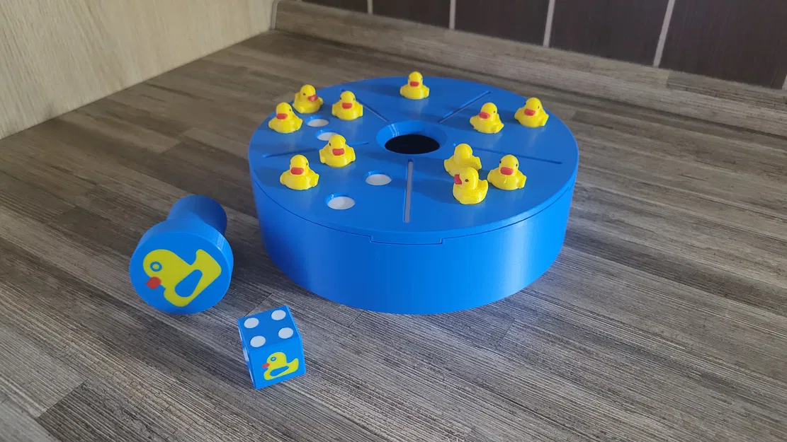 desková hra Duck Hole – Trò chơi bàn vịt thả lỗ (3D print) - Image 3