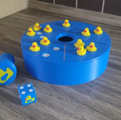desková hra Duck Hole – Trò chơi bàn vịt thả lỗ (3D print)