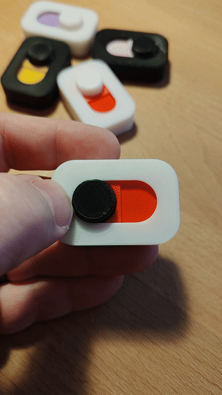 Fidget toggle nam châm click đã tay