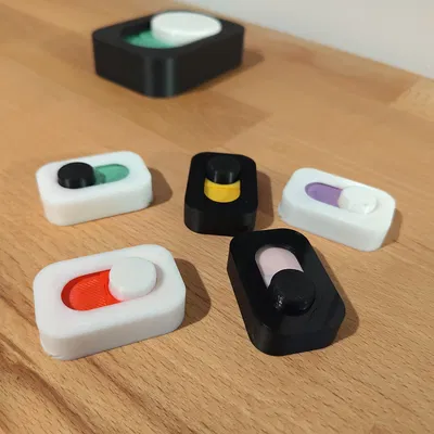 Fidget toggle nam châm click đã tay